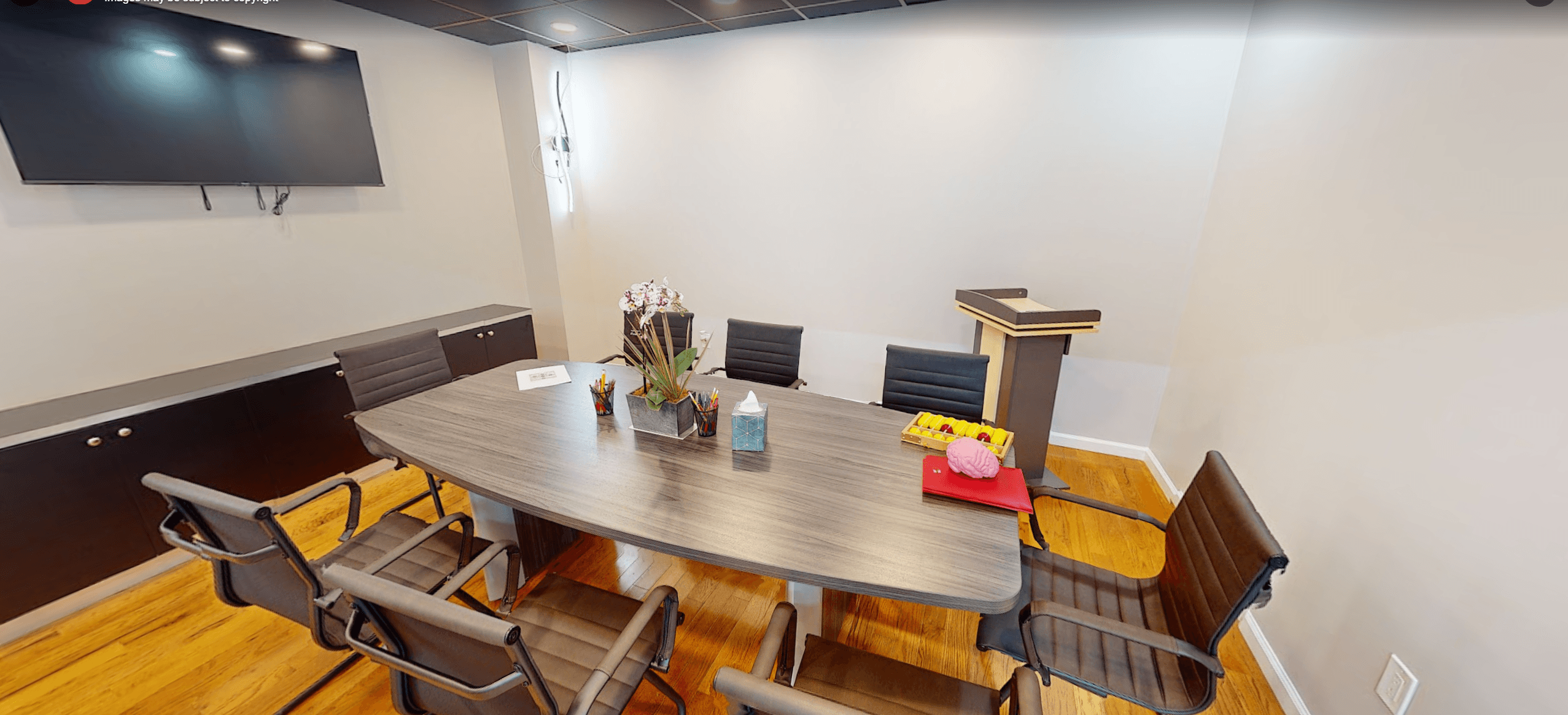 Real conference room photo from the virtual tour